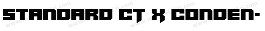Standard CT X Conden字体转换